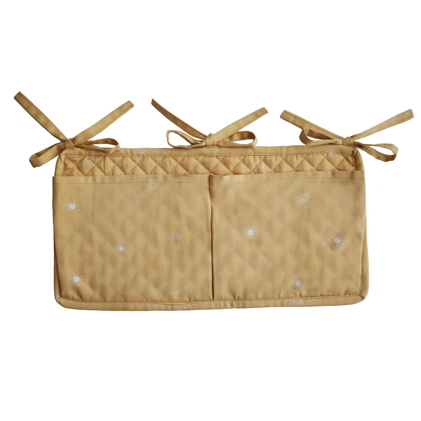 Storage Pocket for Baby Essentials with Adjustable Ribbon Ties Mushie Everetts Place: Online Boutique 21.00