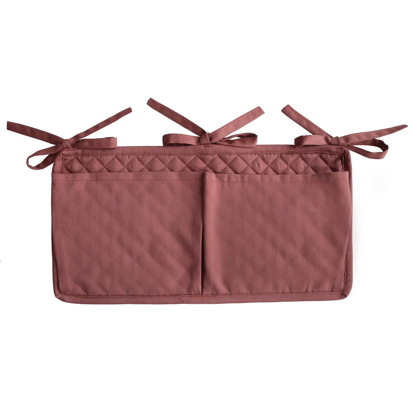 Storage Pocket for Baby Essentials with Adjustable Ribbon Ties Mushie Everetts Place: Online Boutique 21.00