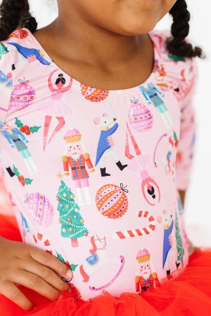 Mila & Rose ® Sugarplum Fairy Tutu Leotard 3/4 for Girls Dancewear - Everetts Place Boutique -