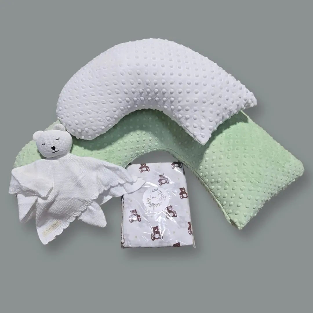 Summer Fun Baby Bundle Sage Dot and Ivory Dot Set Deluxe Luna Lullaby Everetts Place: Online Boutique
