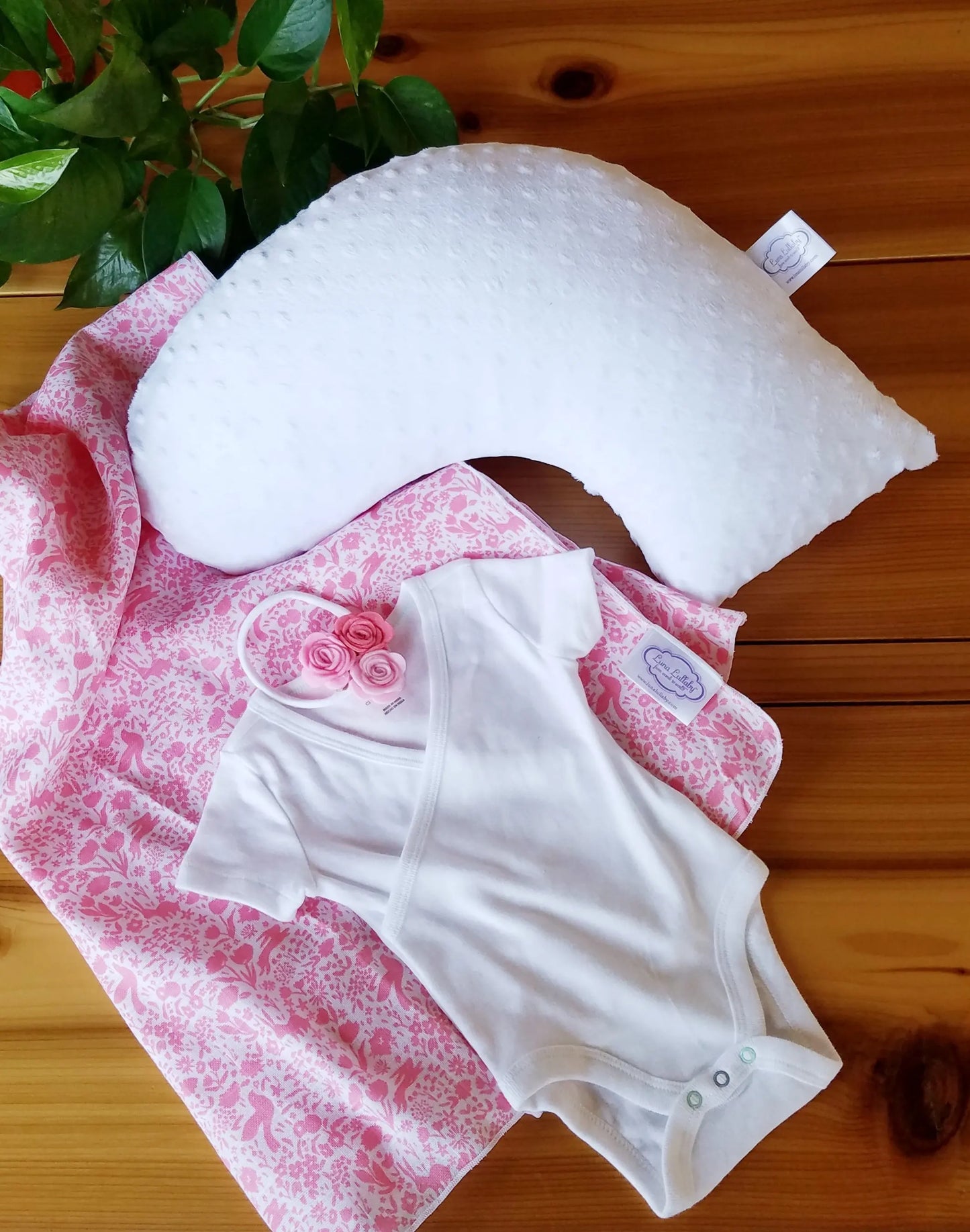 Summer Fun Baby Bundle Sage Dot and Ivory Dot Set Deluxe Luna Lullaby Everetts Place: Online Boutique