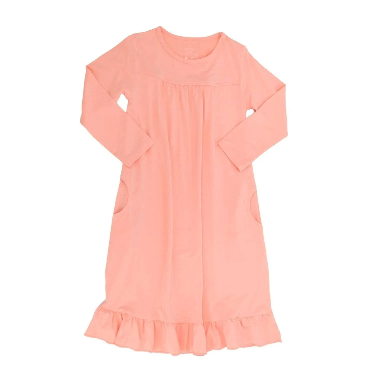 Sweet Bamboo Boho Long Sleeve Tea Length Dress With Pockets Sweet Bamboo Everetts Place: Online Boutique