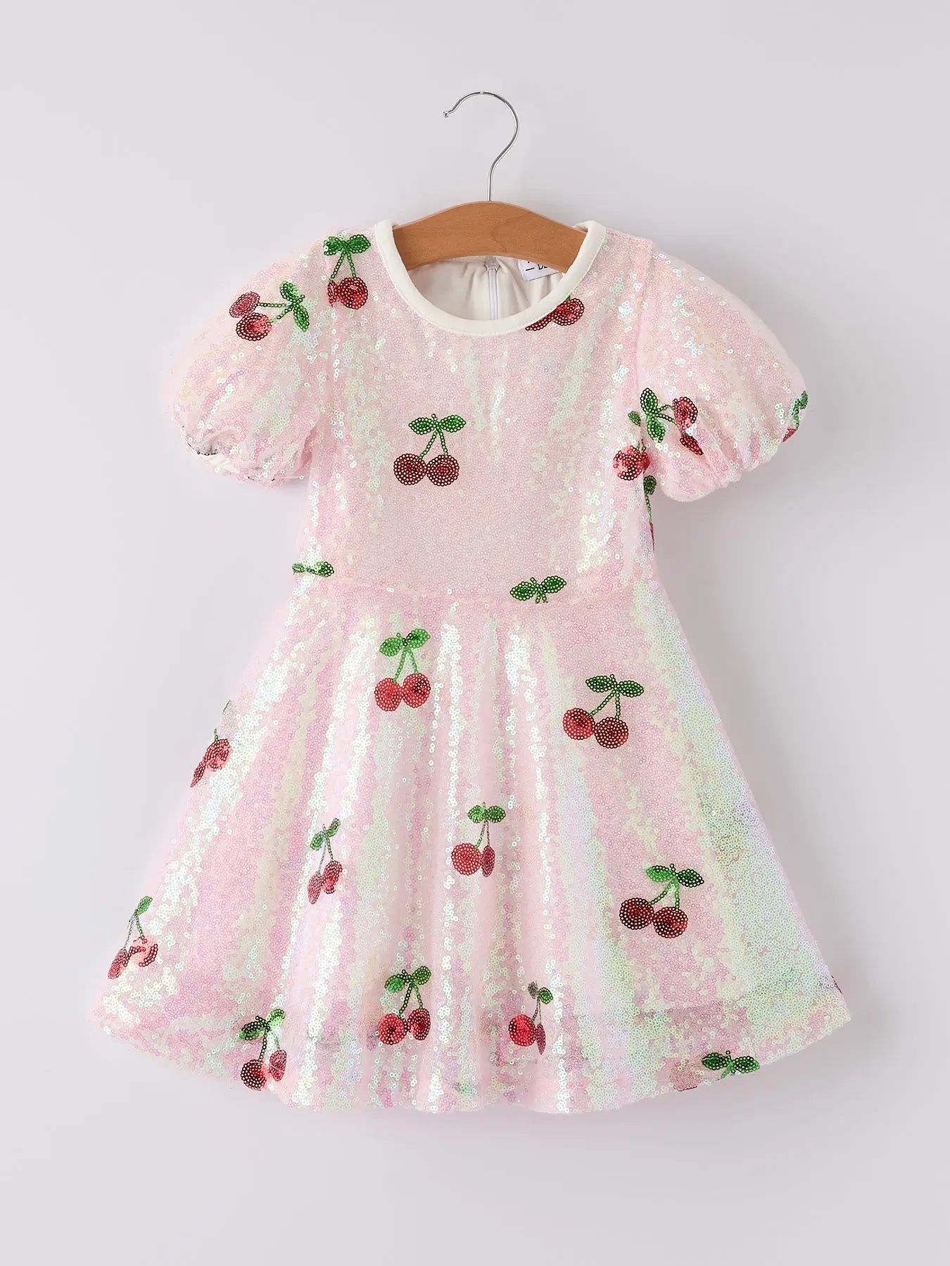 Sweet Cherry Sequins Cute Dress for Girls Rylee Faith Designs Everetts Place: Online Boutique
