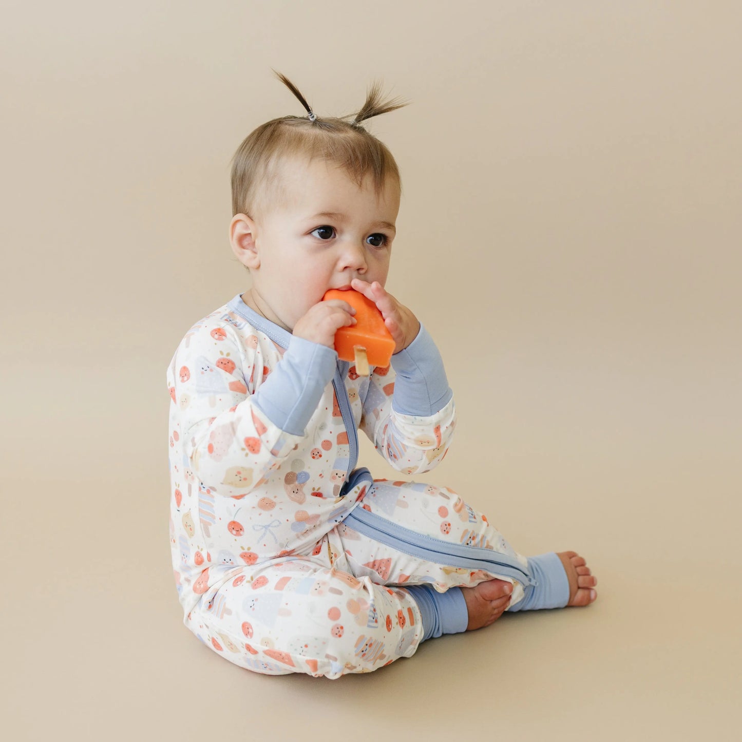 Sweet Summertime Bamboo Zippy Romper For Babies Soft Little Joy Co. Everetts Place: Online Boutique