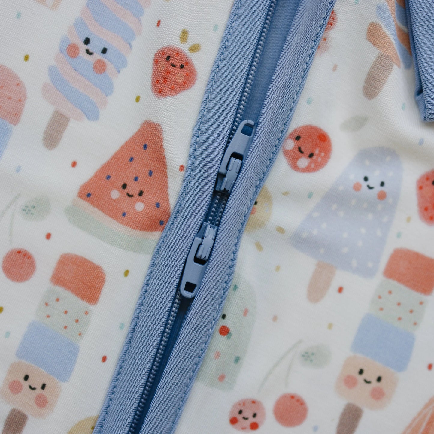 Sweet Summertime Bamboo Zippy Romper For Babies Soft Little Joy Co. Everetts Place: Online Boutique