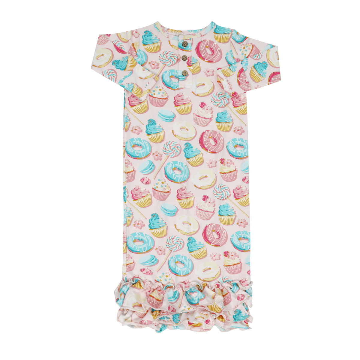 Sweet Bamboo Sweet Tooth Ruffle Gown for Homecoming Little Belle - Everetts Place Boutique -