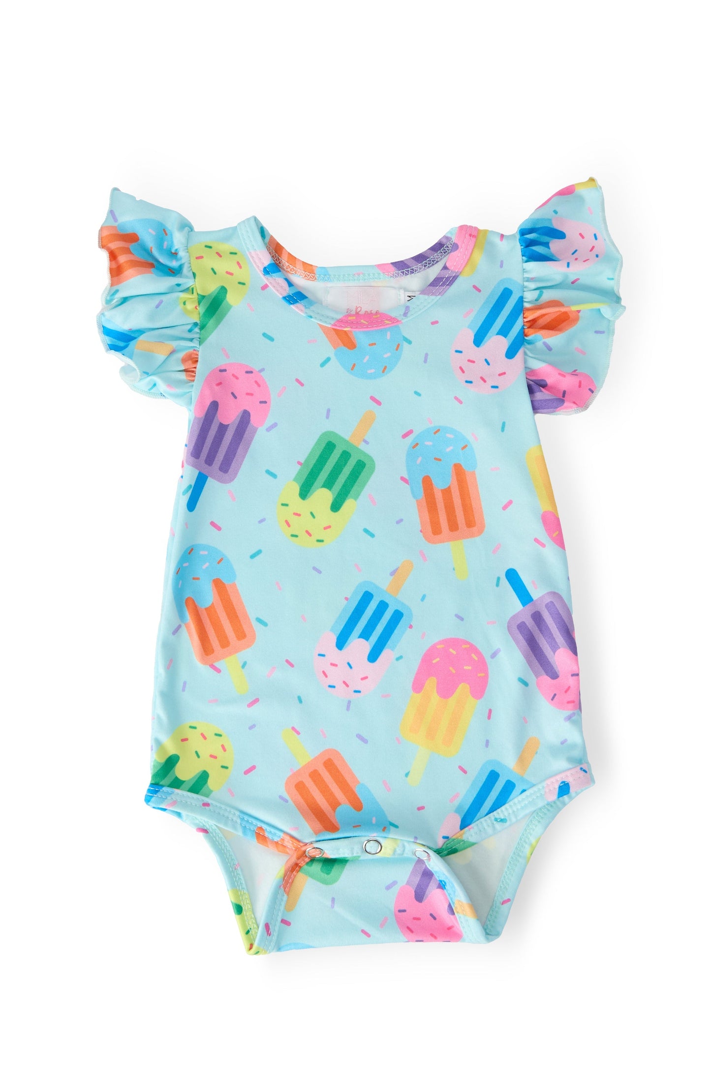 Mila & Rose ® Sweet Treat Flutter Bodysuit Short Sleeve Baby Mila - Apparel & Accessories > Clothing > Baby & Toddler Clothing > Baby One-Pieces Flutter Bodysuit S/S