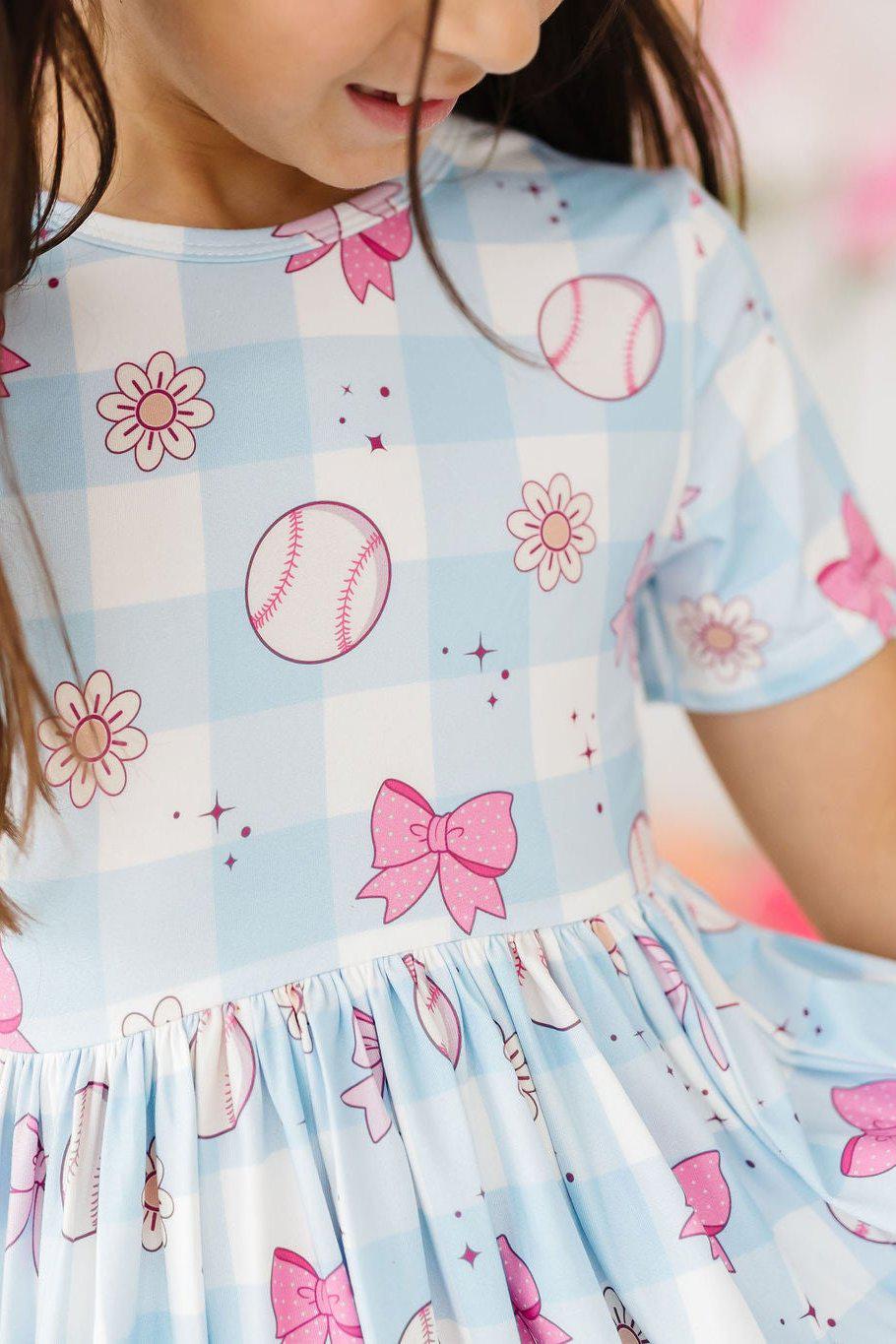 Mila & Rose ® Mila and Rose Take Me Out Twirl Pocket Short Sleeve Dress - Apparel & Accessories > Clothing > Dresses Twirl Pocket Dress S/S