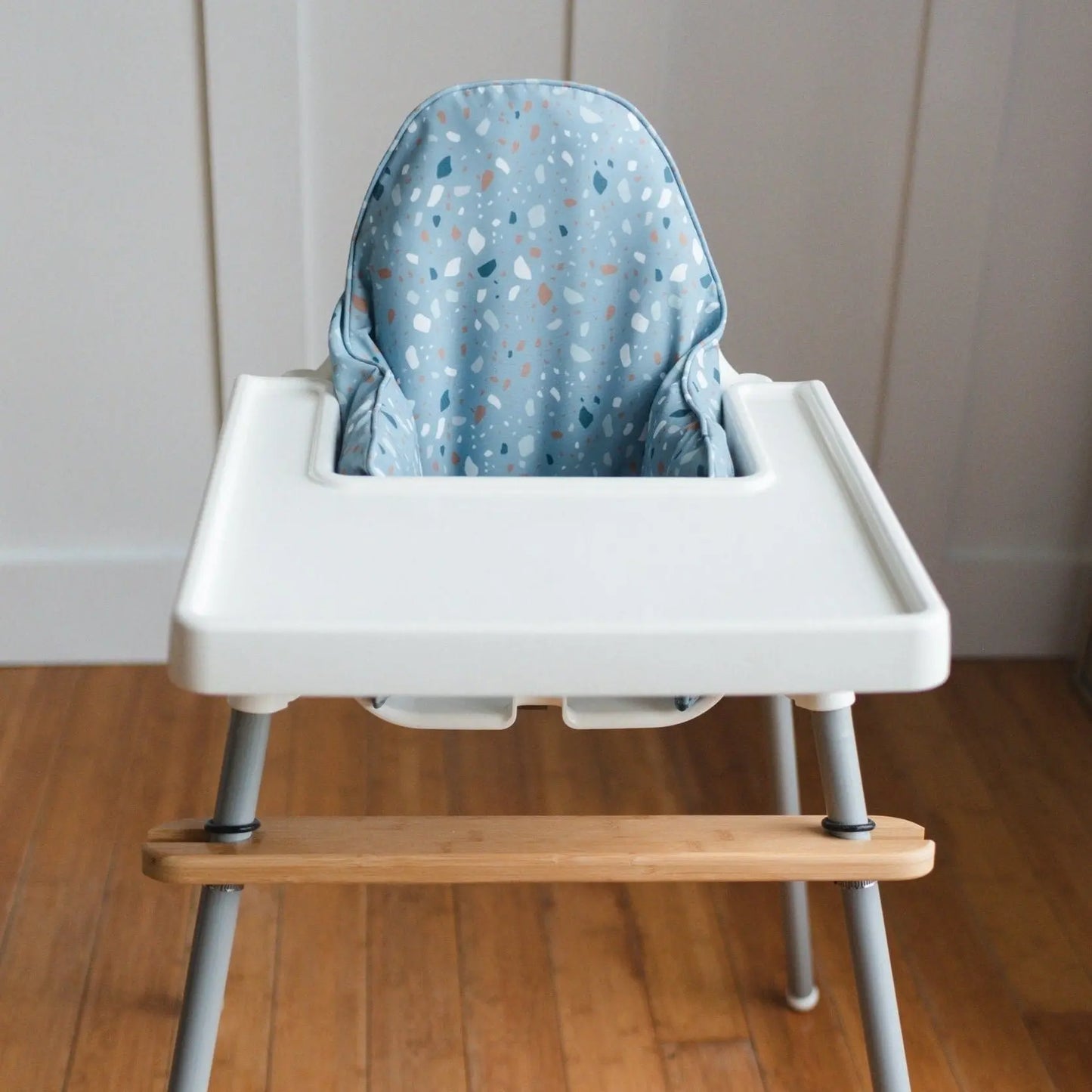 Teal Terrazzo Cushion Cover for IKEA Antilop Highchair Little Joy Co. Everetts Place: Online Boutique
