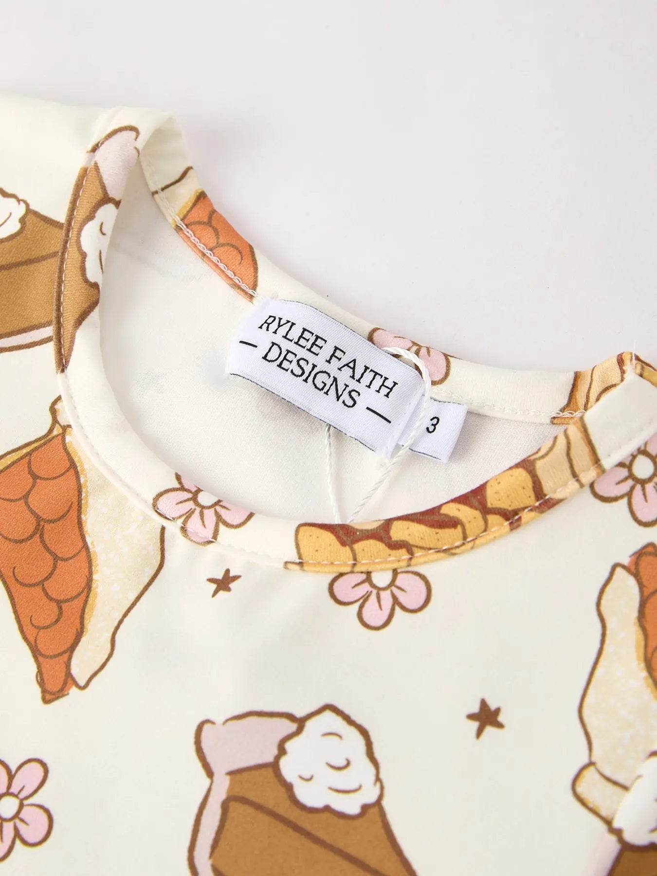 Thanksgiving Day Cute Baking Design Girls Dress Rylee Faith Designs Everetts Place: Online Boutique