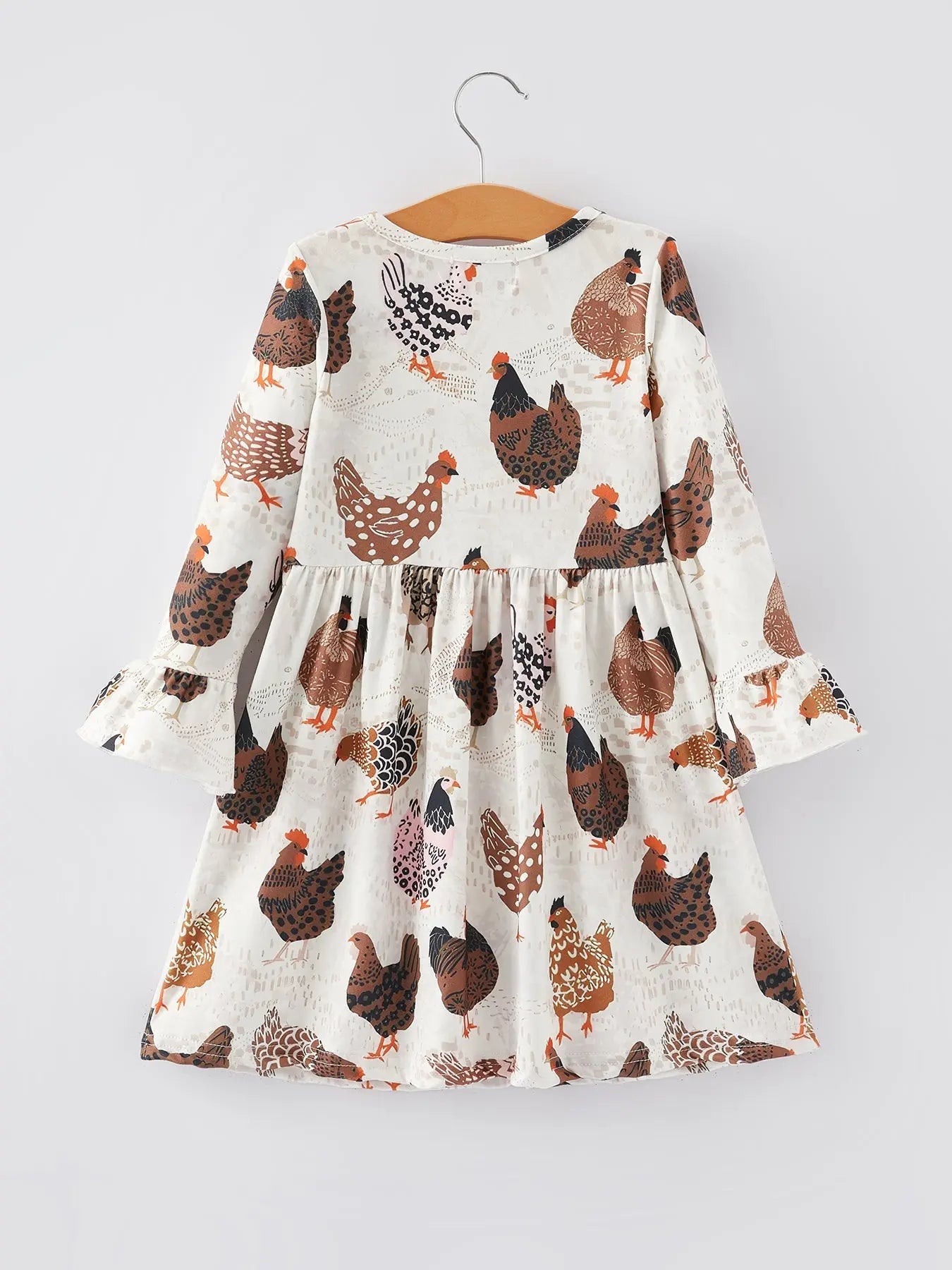 Thanksgiving Print Girls Dress for Holiday Celebrations Rylee Faith Designs Everetts Place: Online Boutique