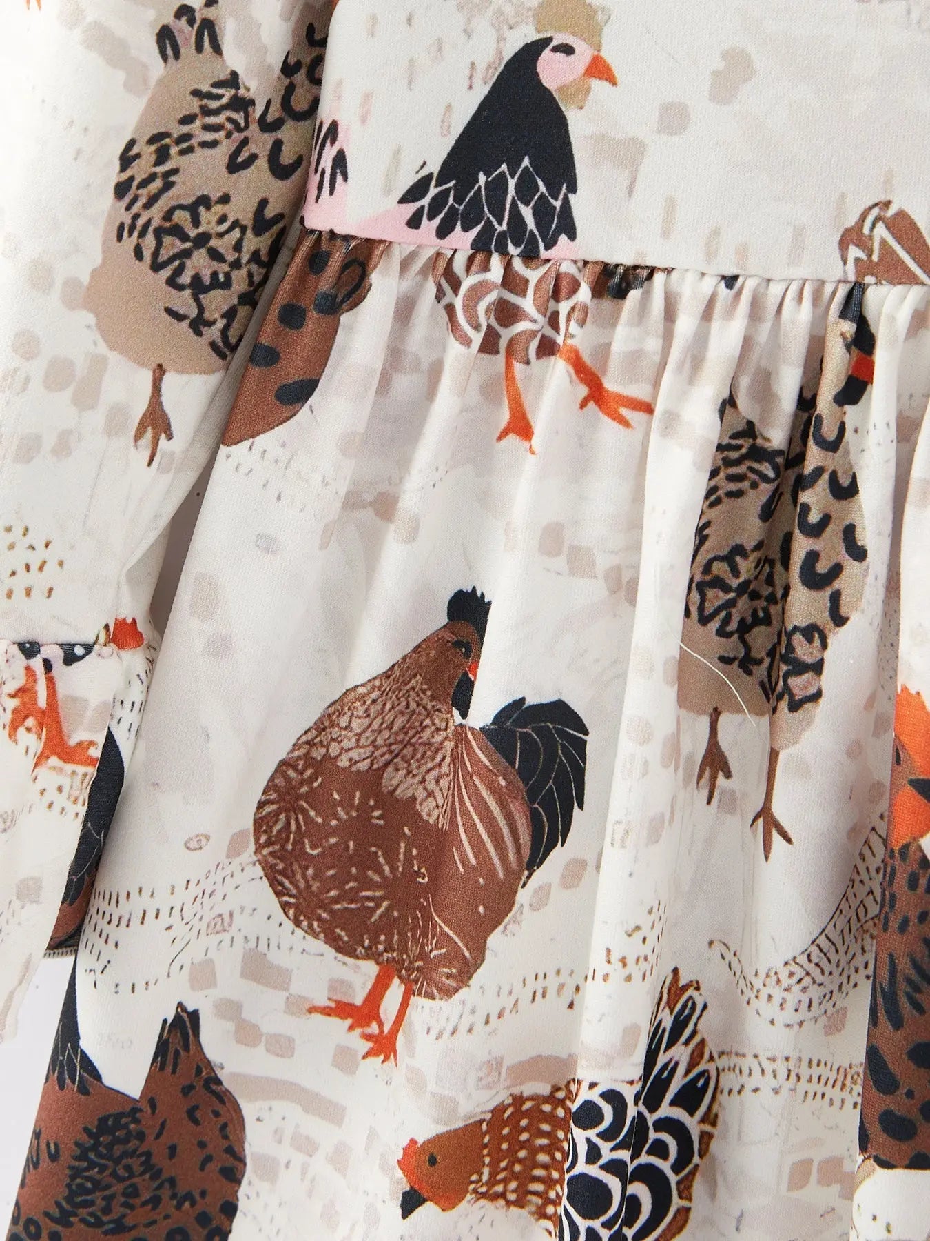 Thanksgiving Print Girls Dress for Holiday Celebrations Rylee Faith Designs Everetts Place: Online Boutique