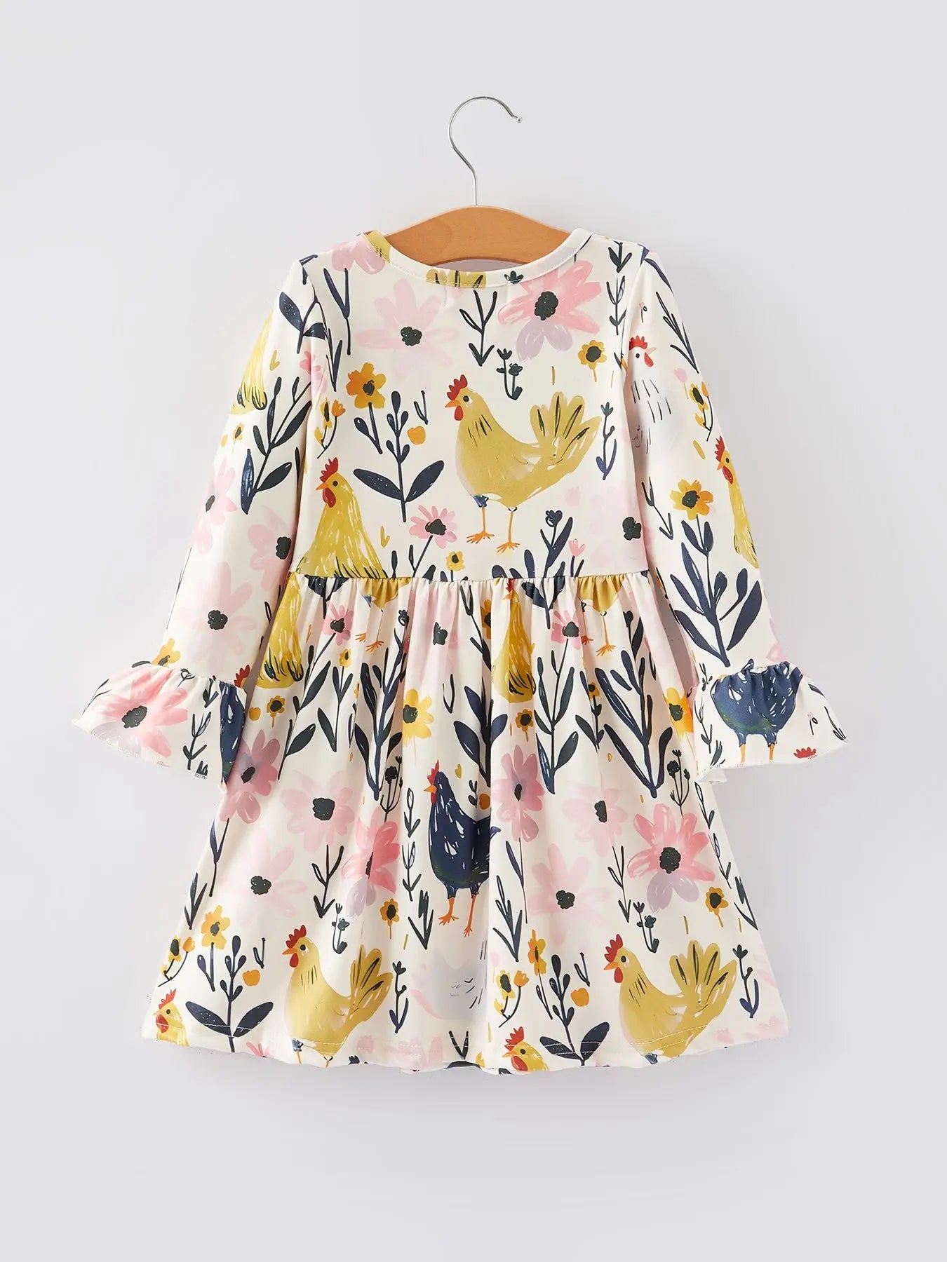 Thanksgiving Print Girls Dress for Holiday Celebrations Rylee Faith Designs Everetts Place: Online Boutique