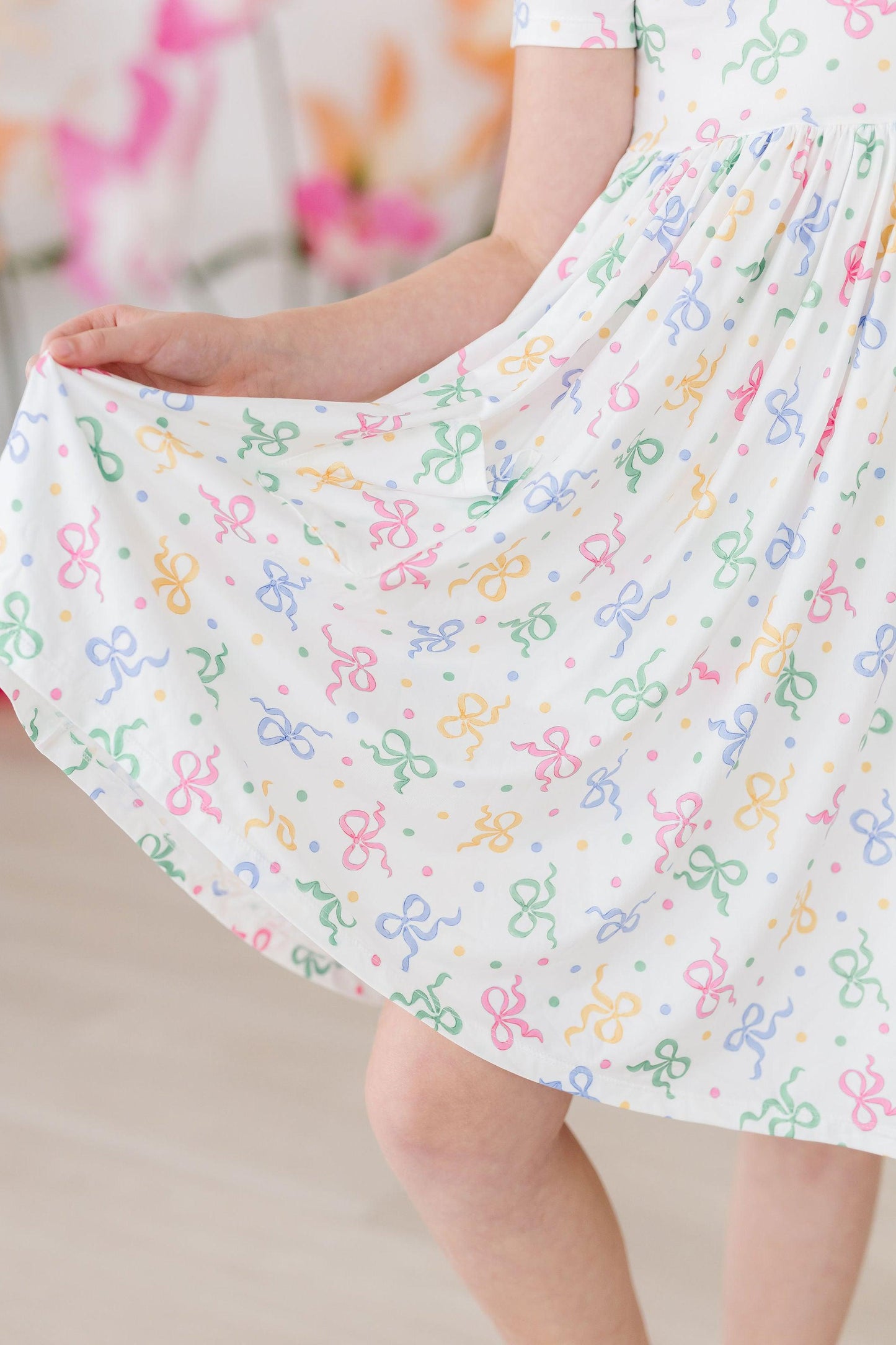 Mila & Rose ® Mila Rose Tied In Love Pocket Twirl Short Sleeve Dress - Apparel & Accessories > Clothing > Dresses Twirl Pocket Dress S/S