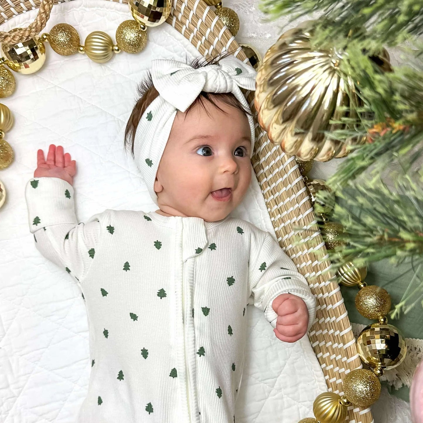 Tiny Trees Ribbed Bamboo Headband for Babies and Toddlers Little Joy Co. Everetts Place: Online Boutique