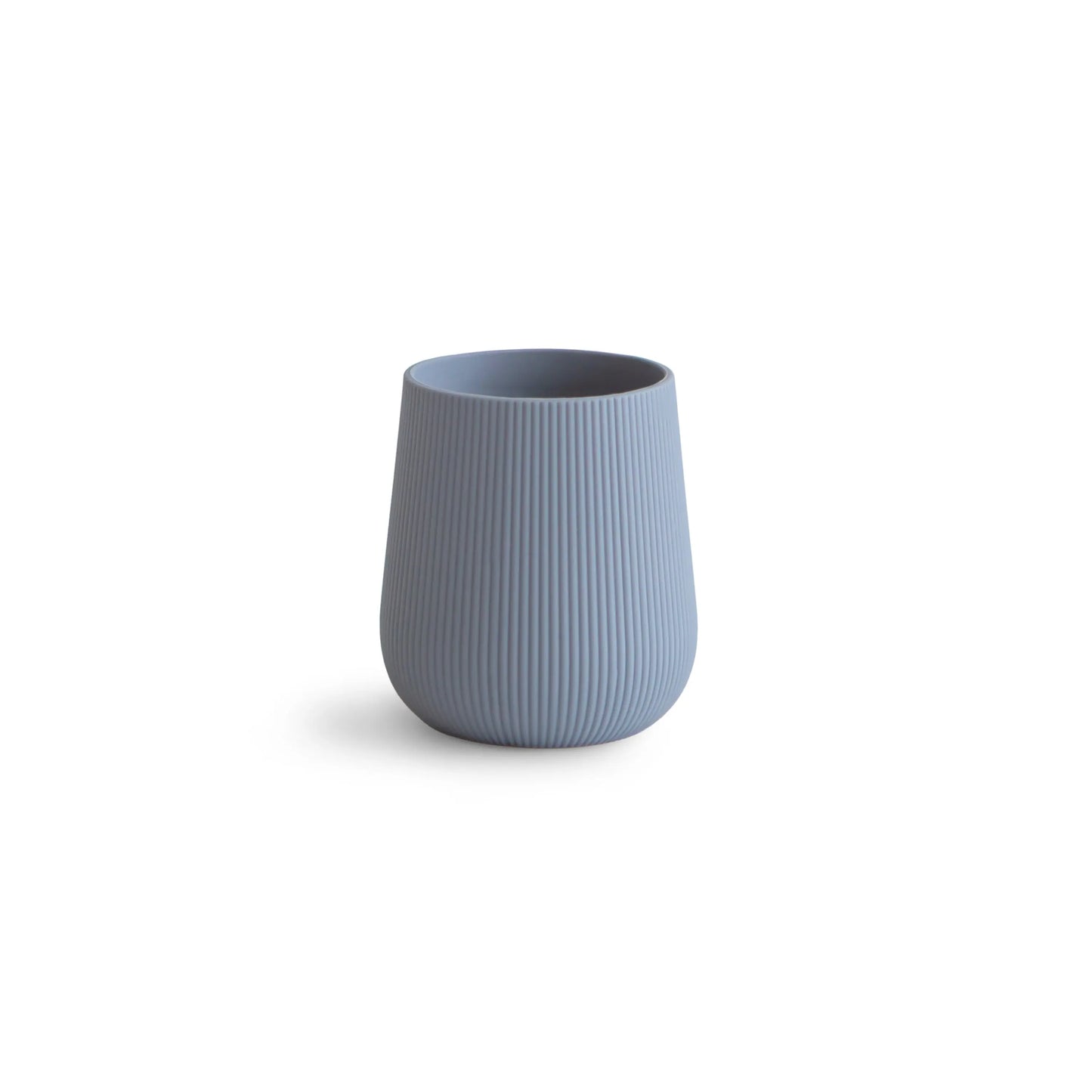 Silicone Starter Cup for Babies with Ribbed Texture and Weighted Base for Easy Transition from Bottle to Cup Mushie