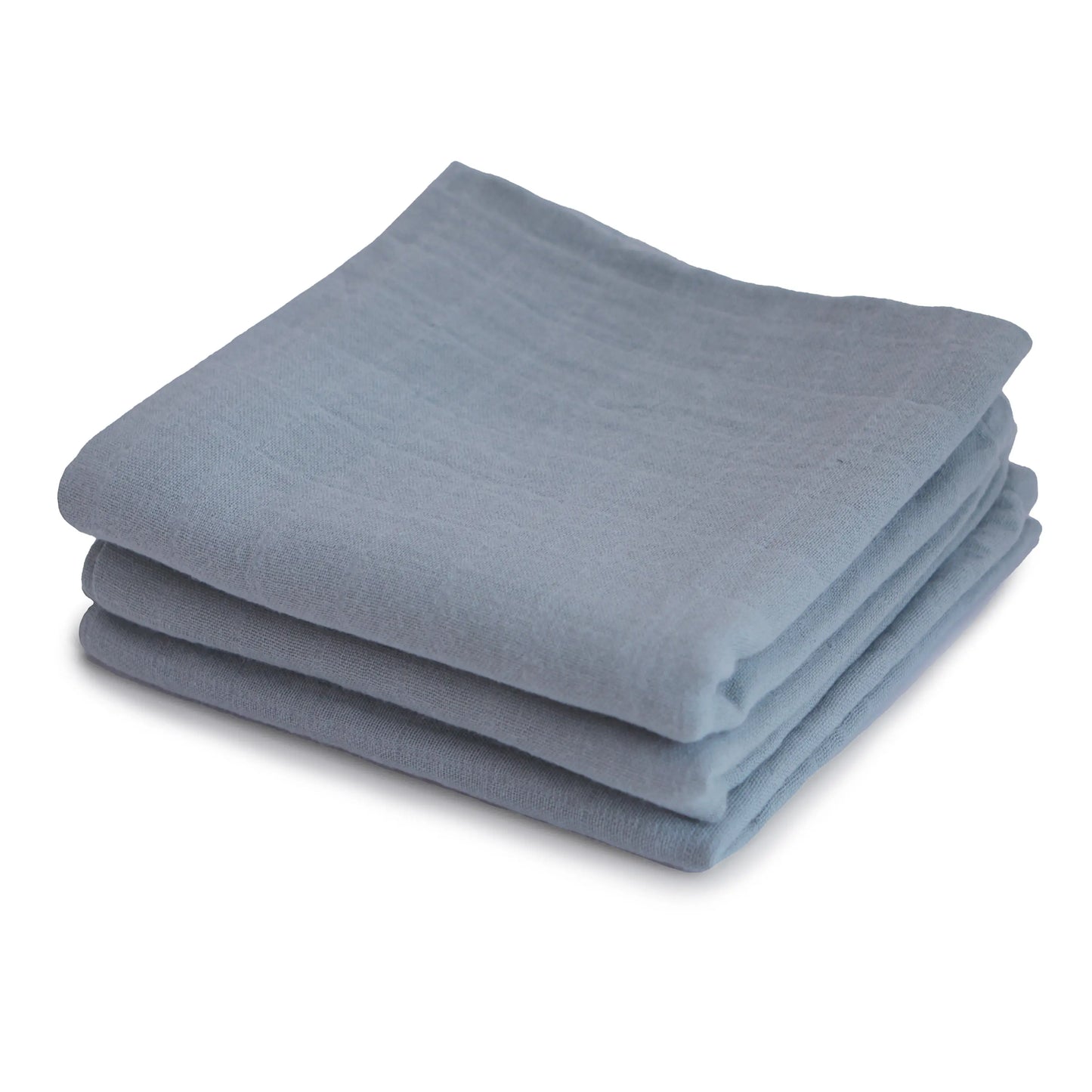 Organic Cotton Muslin Cloths 3 Pack Extra Soft Versatile Nursery Essentials Mushie