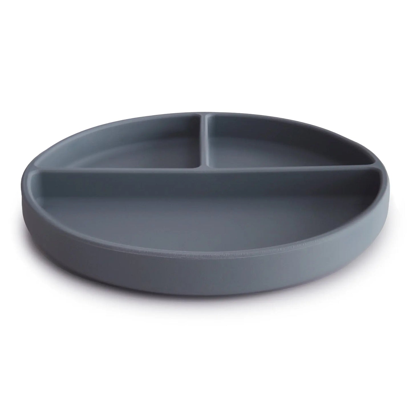 Silicone Suction Plate for Babies Food Grade Safe Design Minimizes Spills Mushie