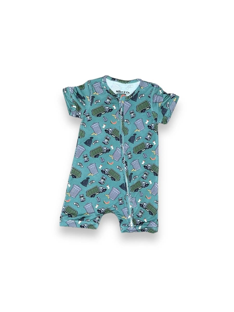 Trash Truck, Romper - Everetts Place Boutique -