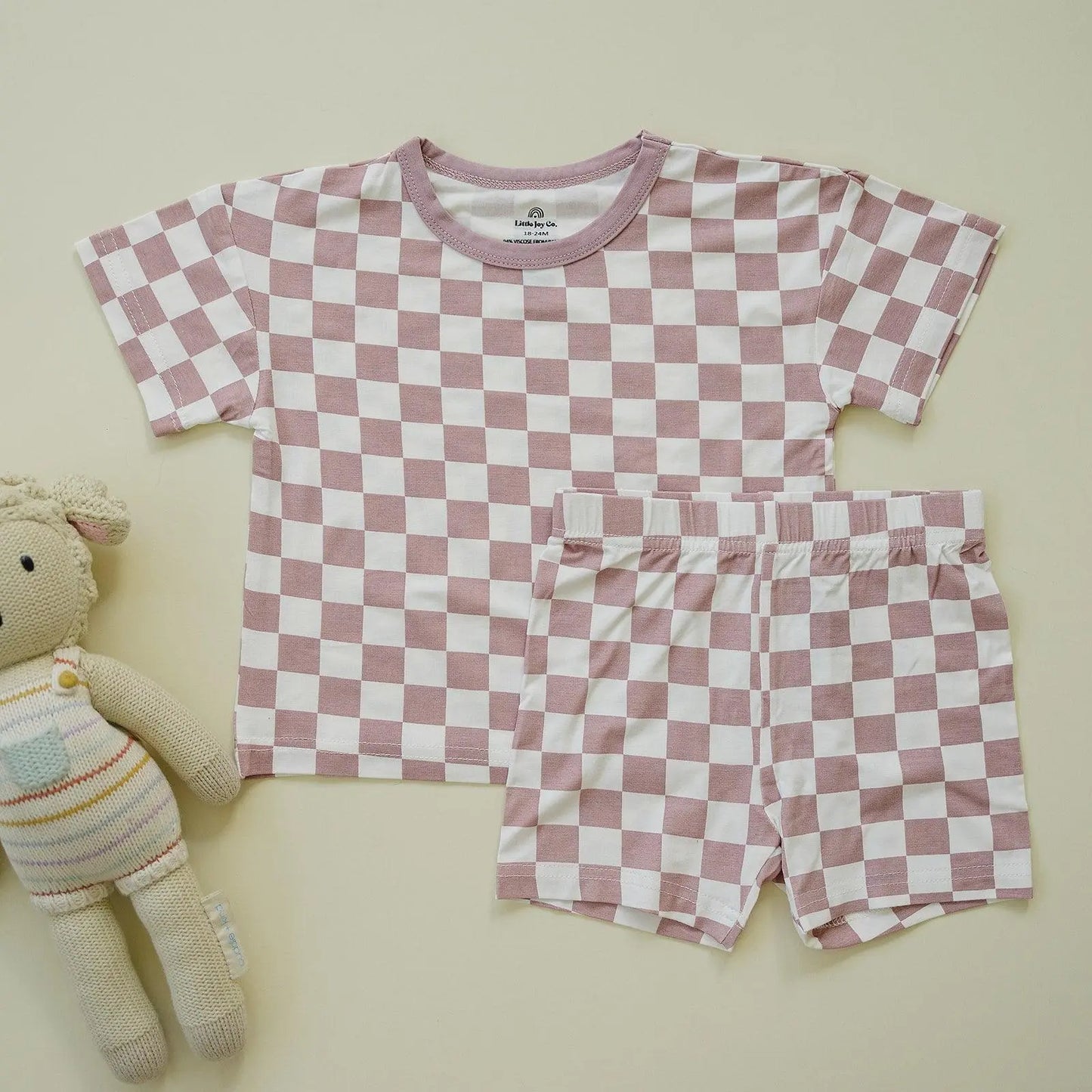 Tropical Haze 2 Piece Bamboo Lounge Set For Kids Comfort Little Joy Co. Everetts Place: Online Boutique