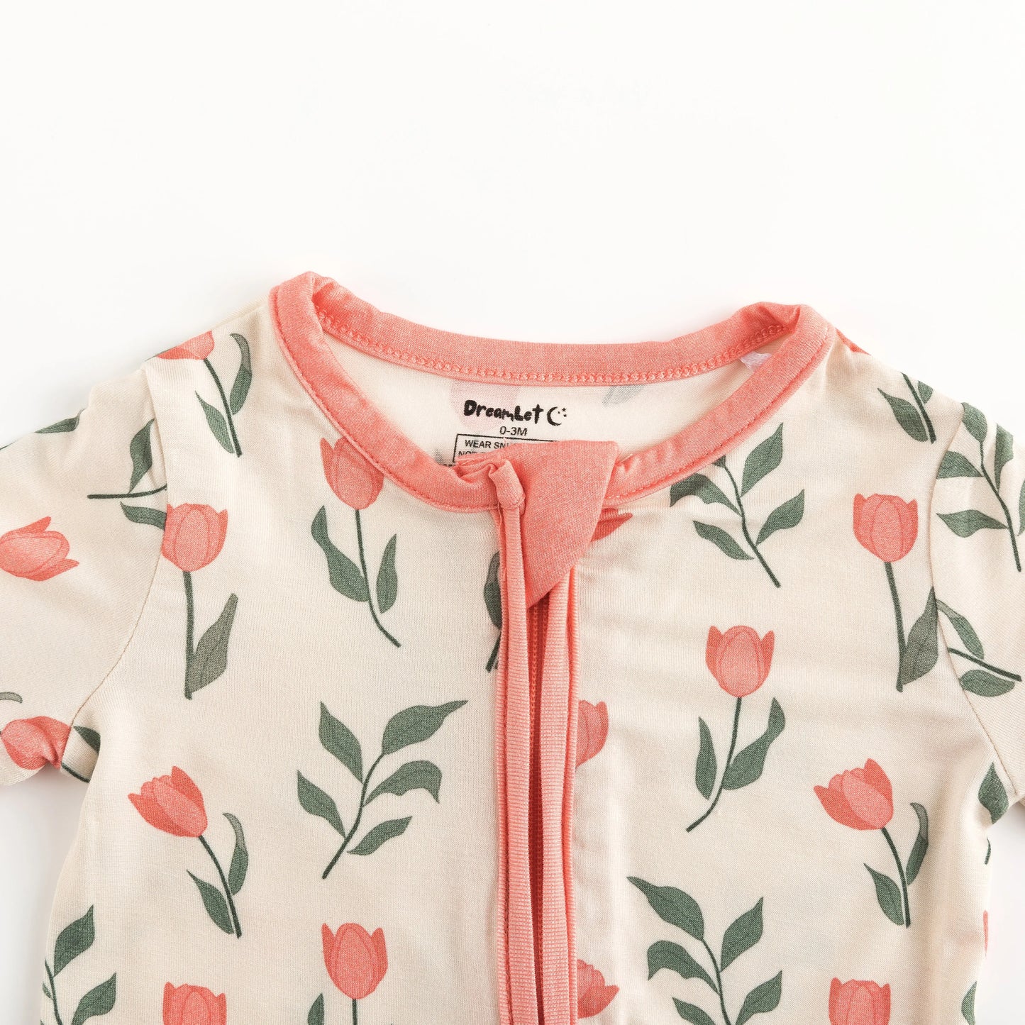 Tulip Romper For Babies With Two Way Zipper Dreamlet Dreamlet Everetts Place: Online Boutique