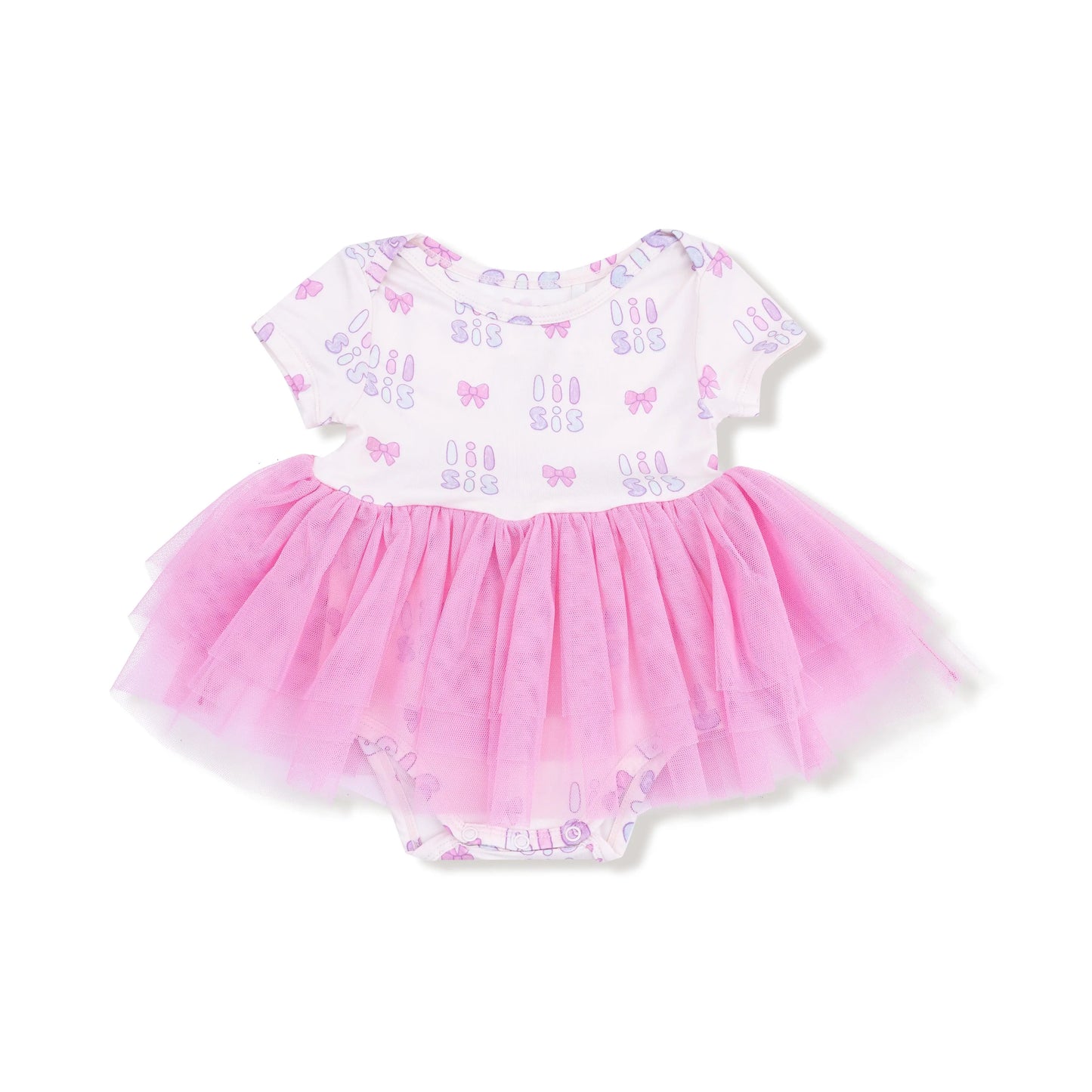Tutu Bodysuit Dress for Girls Soft Bamboo Bodysuit with Fluffy Tulle Skirt Angel Dear Everetts Place: Online Boutique
