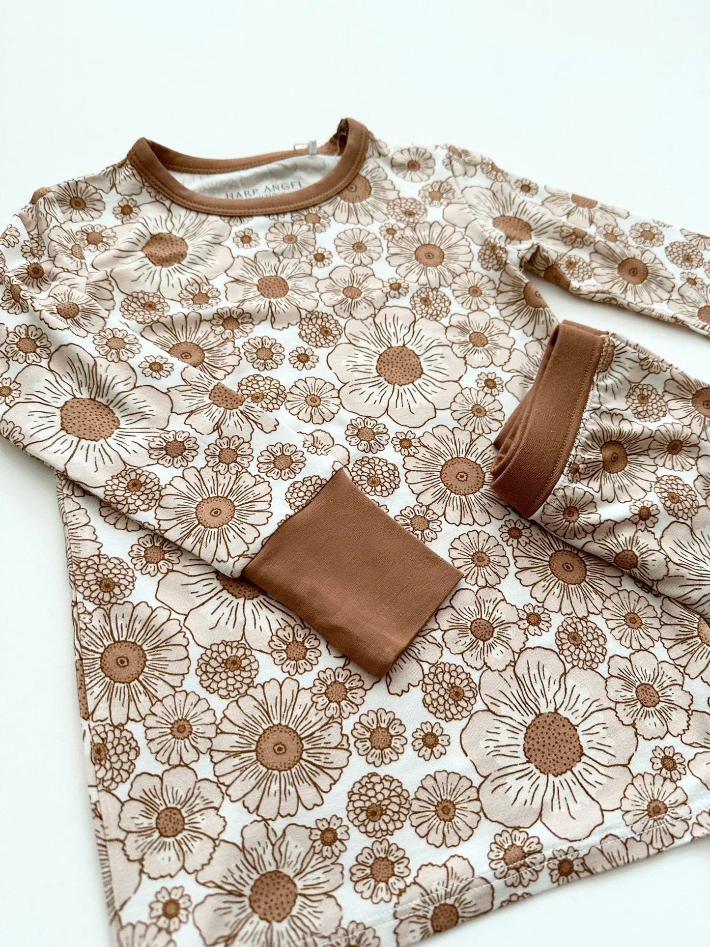 Two-Piece Pajama Set - Flower Garden Harp Angel Boutique
