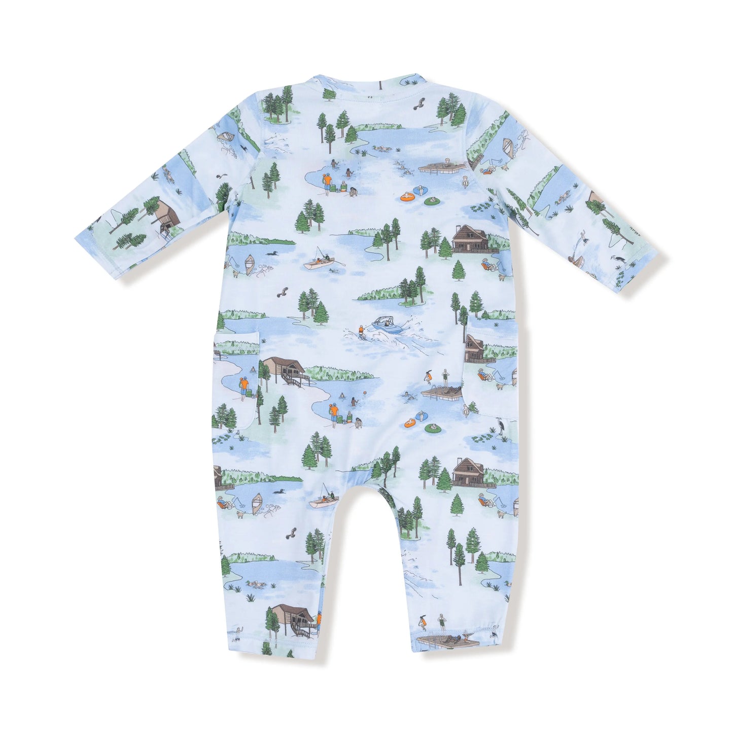 Uni Baby Romper Cozy Henley Neckline For Fall And Winter Angel Dear Everetts Place: Online Boutique