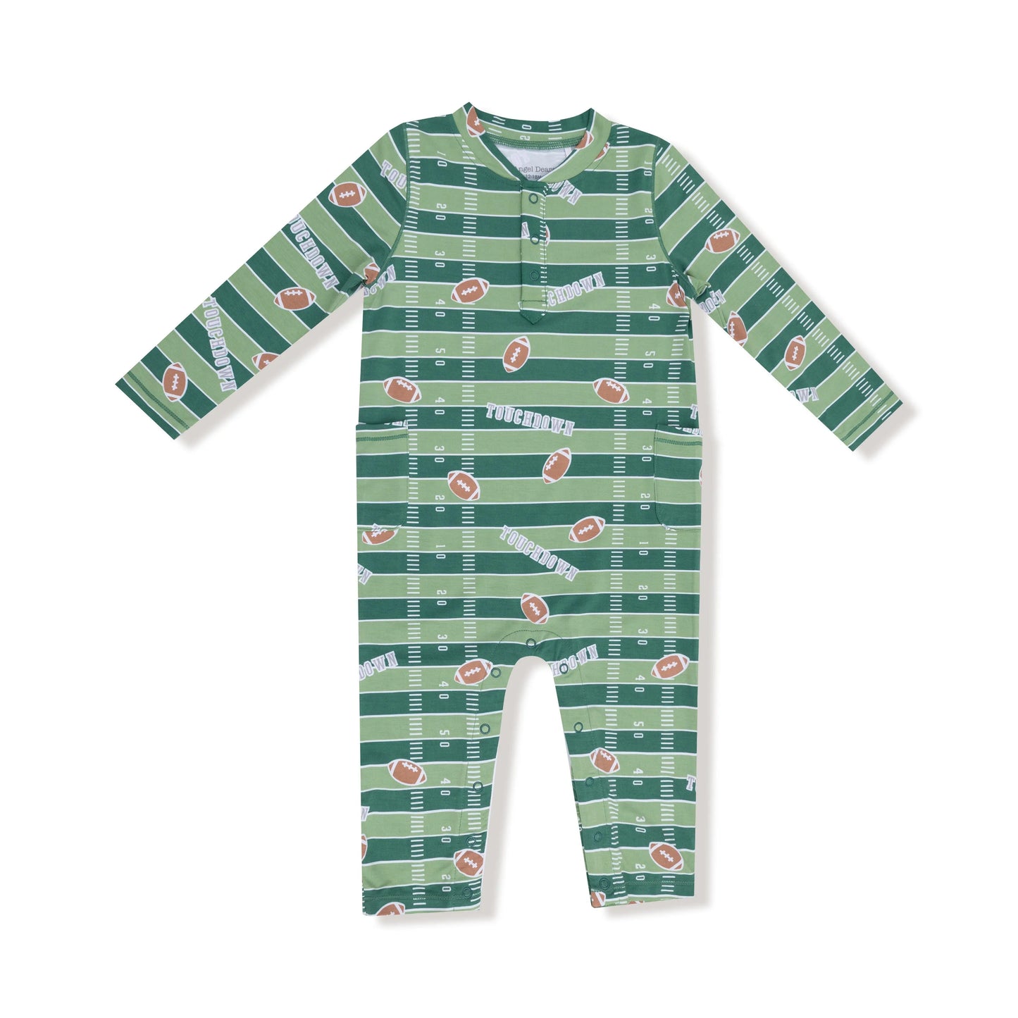 Uni Romper Cozy Cutie with Henley Neckline for Fall and Winter Angel Dear Everetts Place: Online Boutique