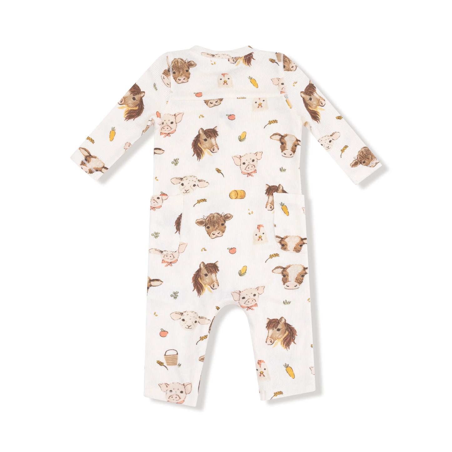 Uni Romper Henley Neckline Cozy Fall Winter Angel Dear Angel Dear Everetts Place: Online Boutique