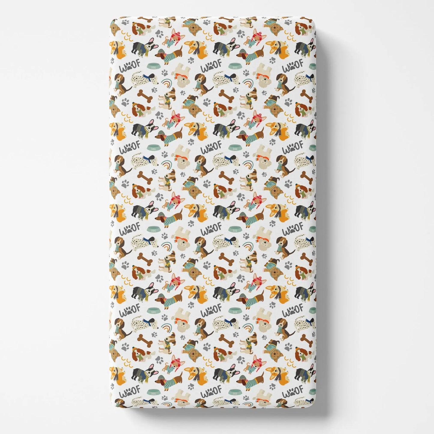 Fitted Crib Sheet - Snuggle Buddies Honey Lemonade
