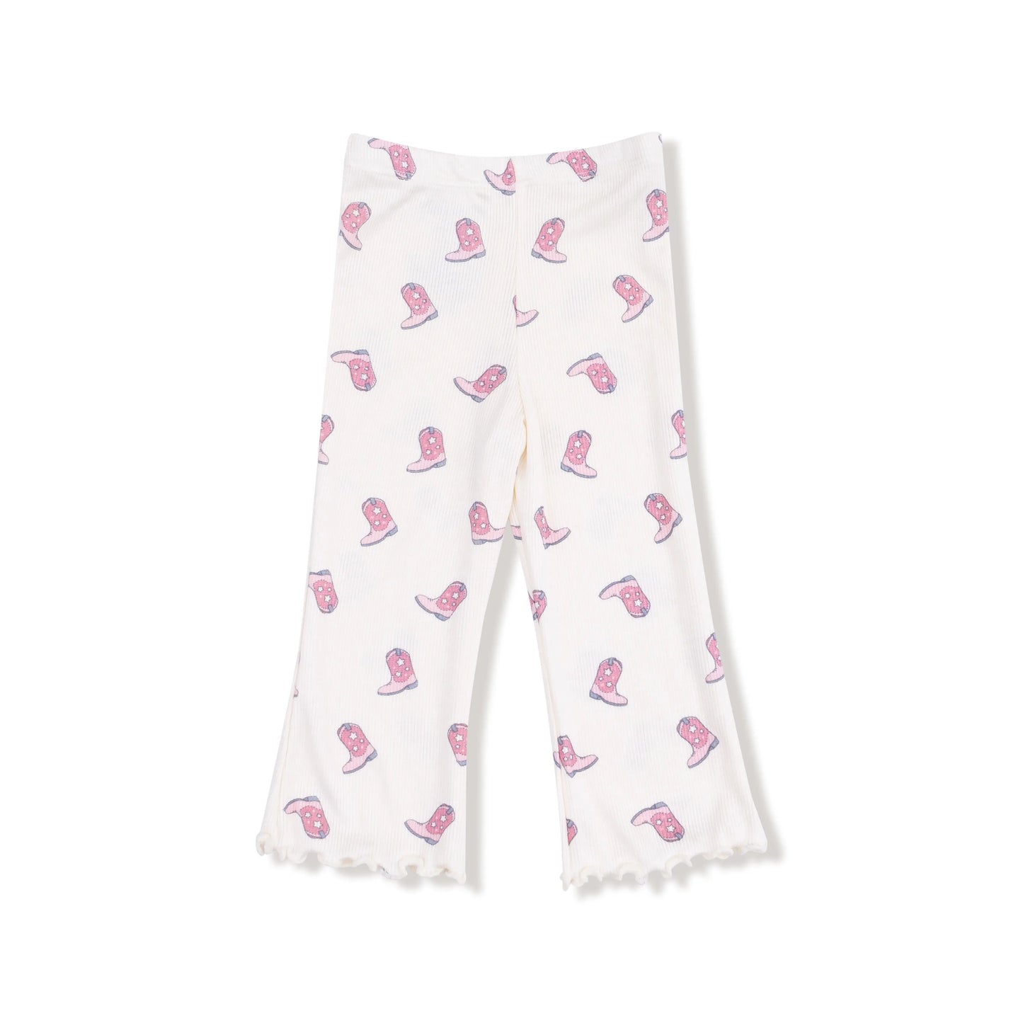 V Ruffle Waffle Top And Ribbed Legging Set For Kids Angel Dear Everetts Place: Online Boutique