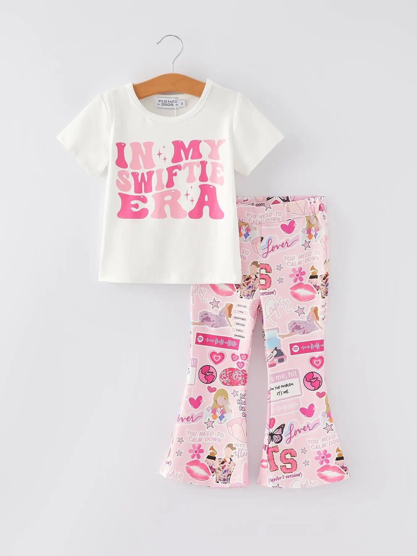 Valentines Day In My Swiftie Era Print Top And Pants Set Rylee Faith Designs Everetts Place: Online Boutique
