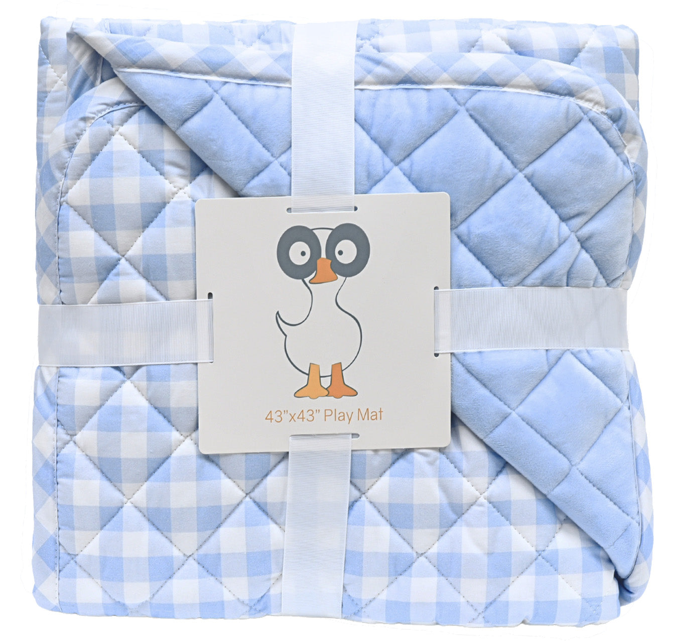 GooseWaddle Super Soft Cotton Reversible Quilted Baby Play Mats Goosewaddle® | Newborn Baby Blankets Toys Teethers Bibs & More