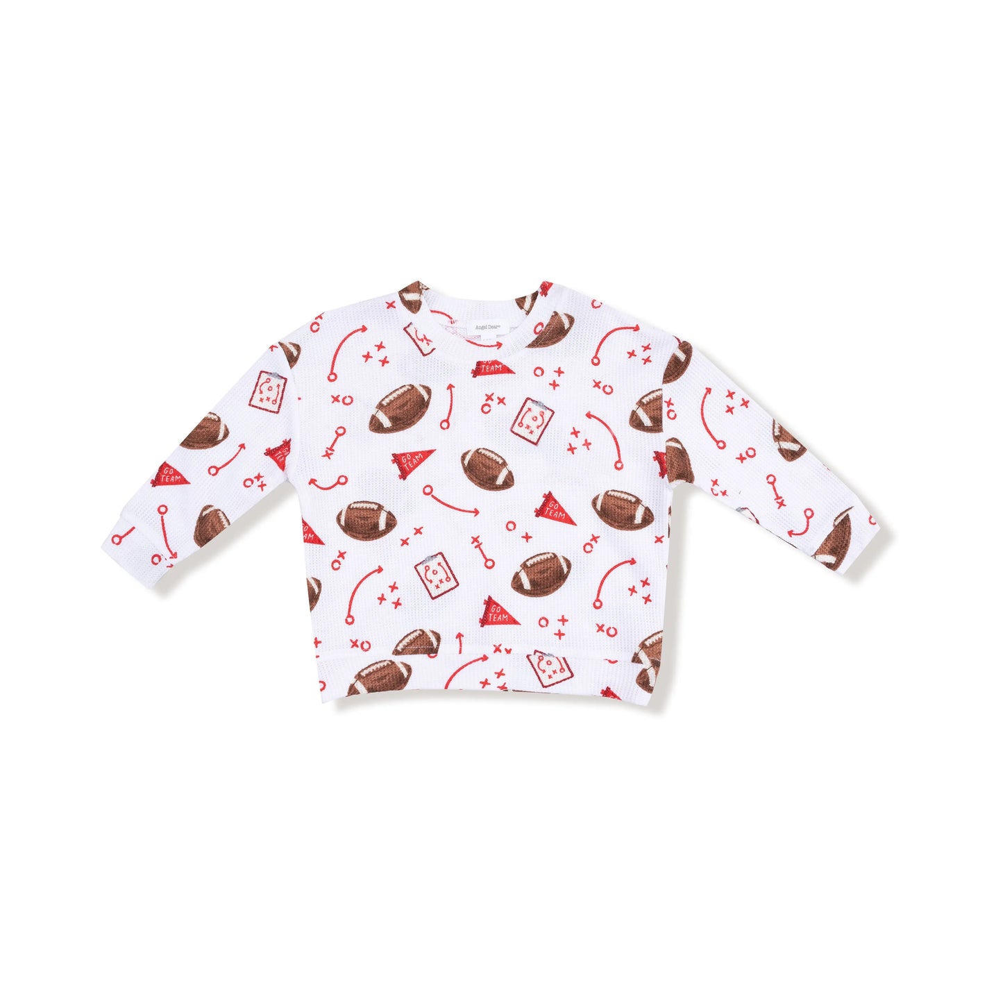 Waffle Drop Sleeve Shirt for Effortless and Cozy Style Angel Dear Everetts Place: Online Boutique