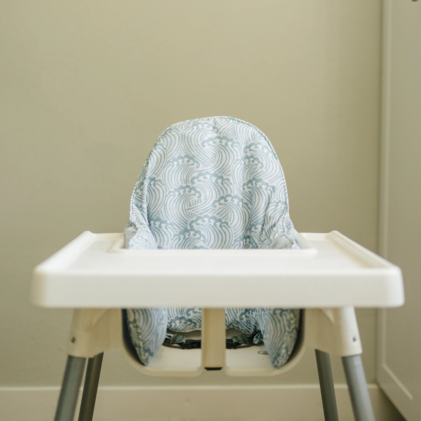 Waves Cushion Cover For IKEA Antilop Highchair Blue Little Joy Co. Everetts Place: Online Boutique