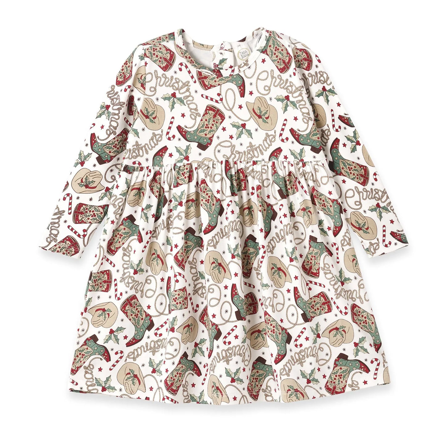 Western Christmas Girls Dress Soft Bamboo Holiday Style Tesa Babe Everetts Place: Online Boutique 49.00