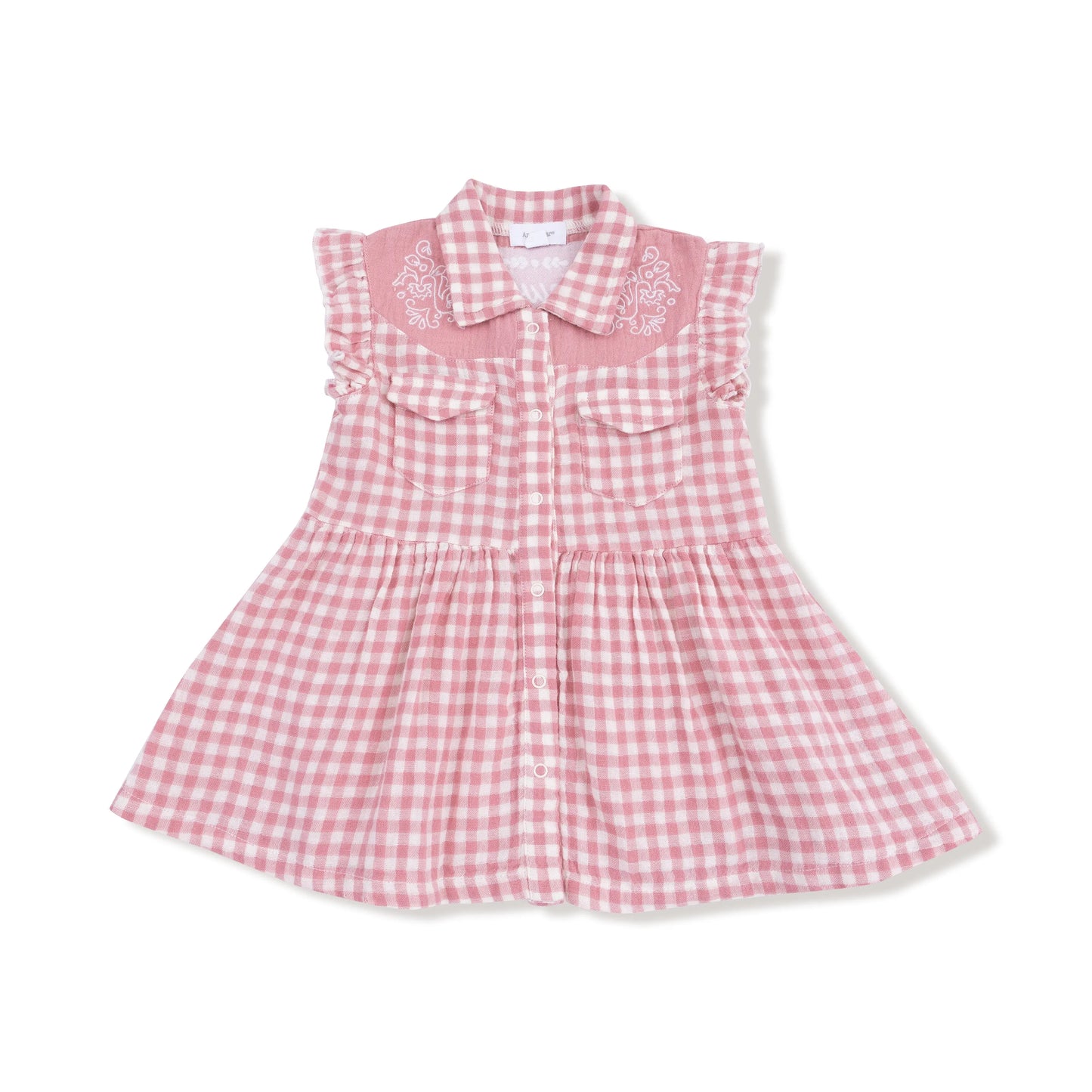 Western Pearl Snap Dress and Bloomer for 2T to 4T Kids Angel Dear Everetts Place: Online Boutique