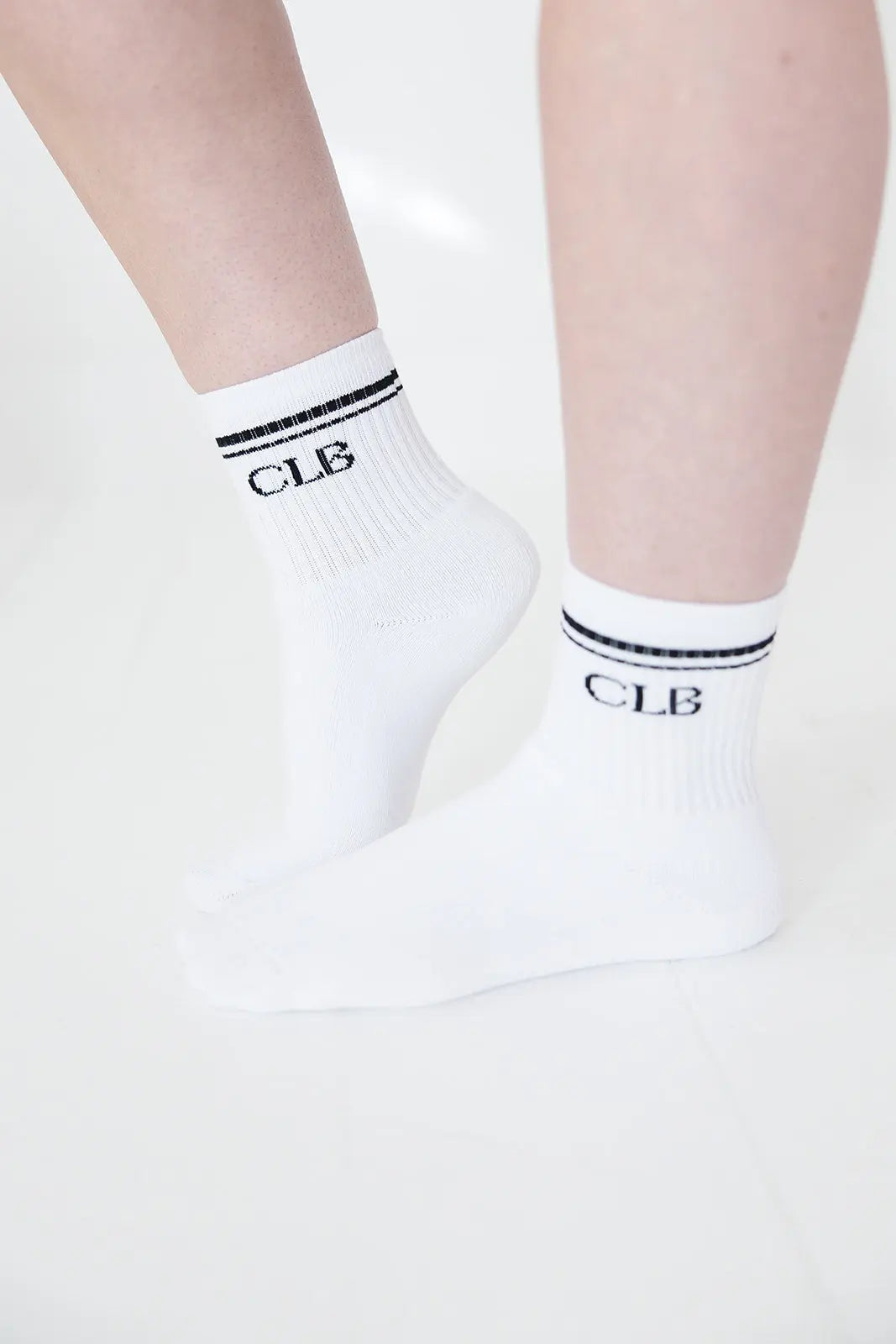 White Half Crew Socks Foot Soldier Mom Cushioned Comfort Charlie Lou Baby Everetts Place: Online Boutique 12.00