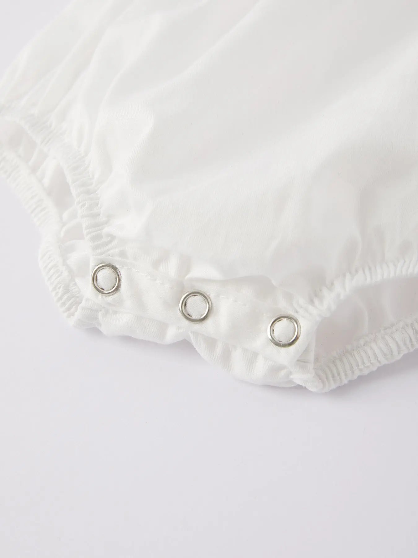 White Smocked Church Christ Bishop Christening Girls Romper Rylee Faith Designs Everetts Place: Online Boutique