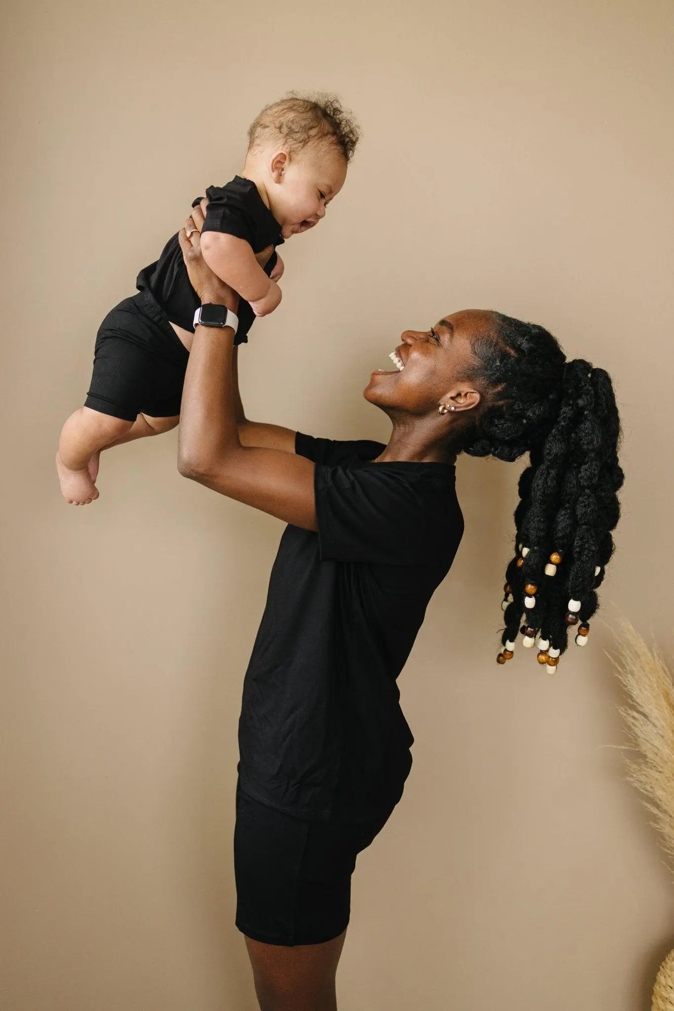 Women's Bamboo Tee and Bike Shorts Set Separates Soft Little Joy Co. Everetts Place: Online Boutique