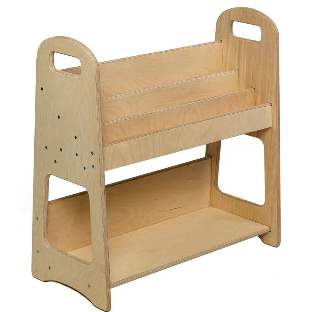 Kidodido Wooden Kids Bookshelf Small Medium Large Size Kid Friendly - Furniture > Shelving > Bookcases & Standing Shelves Montessori Bookshelves