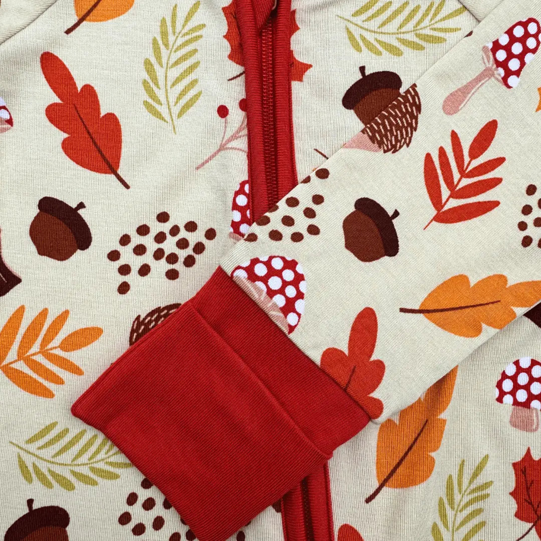 Woodland Whimsy Bamboo Baby Pajamas with Two Way Zipper Kolorful Everetts Place: Online Boutique