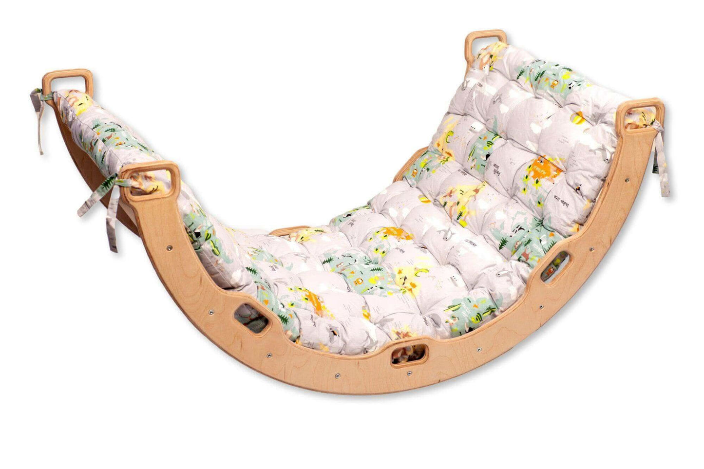 XL Climbing Arch Rocker And Map Pattern Cushion Set Kidodido Everetts Place: Online Boutique