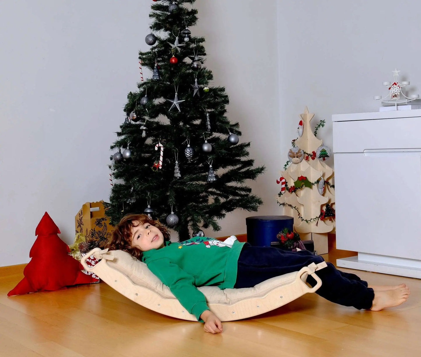 Kidodido XL Wooden Balance Board For Toddlers Montessori Pillow - Toys & Games > Toys > Activity Toys