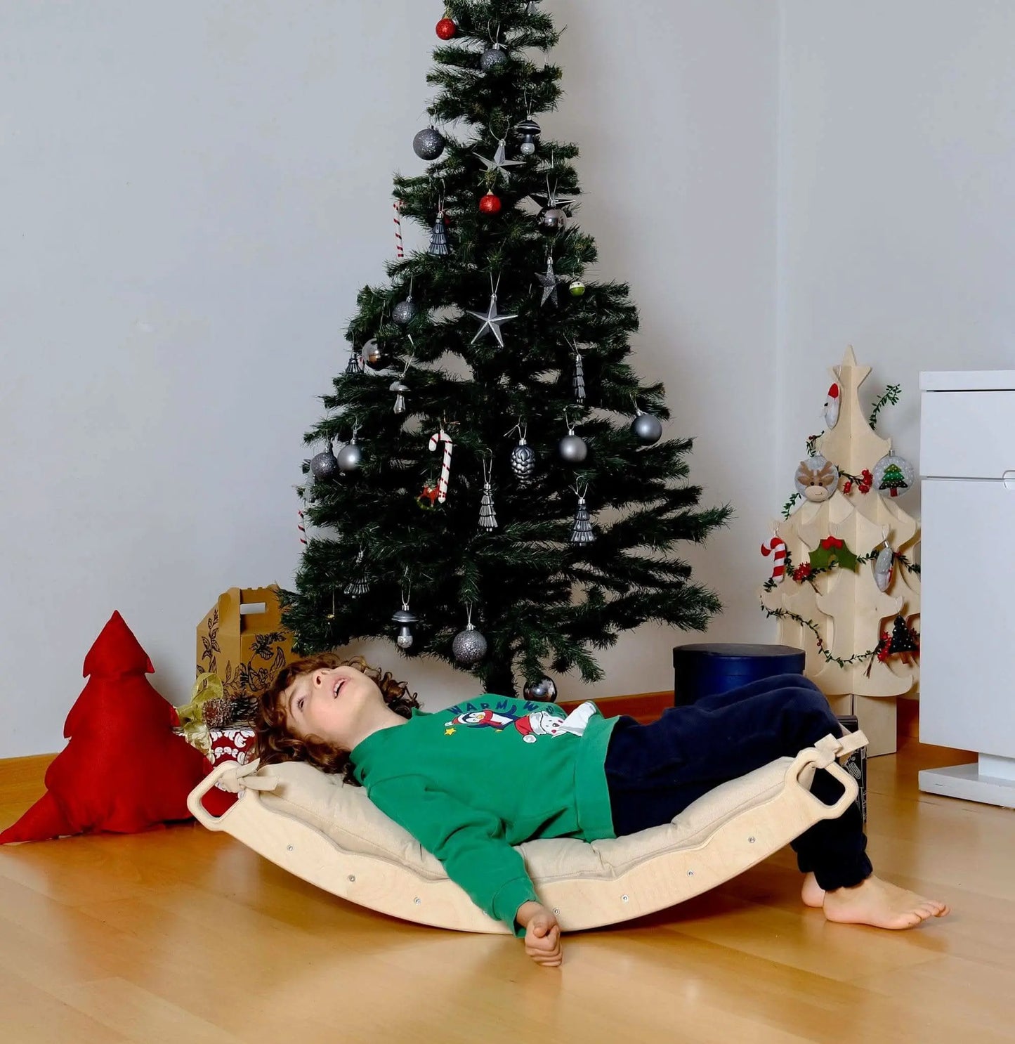 Kidodido XL Wooden Balance Board For Toddlers Montessori Pillow - Toys & Games > Toys > Activity Toys