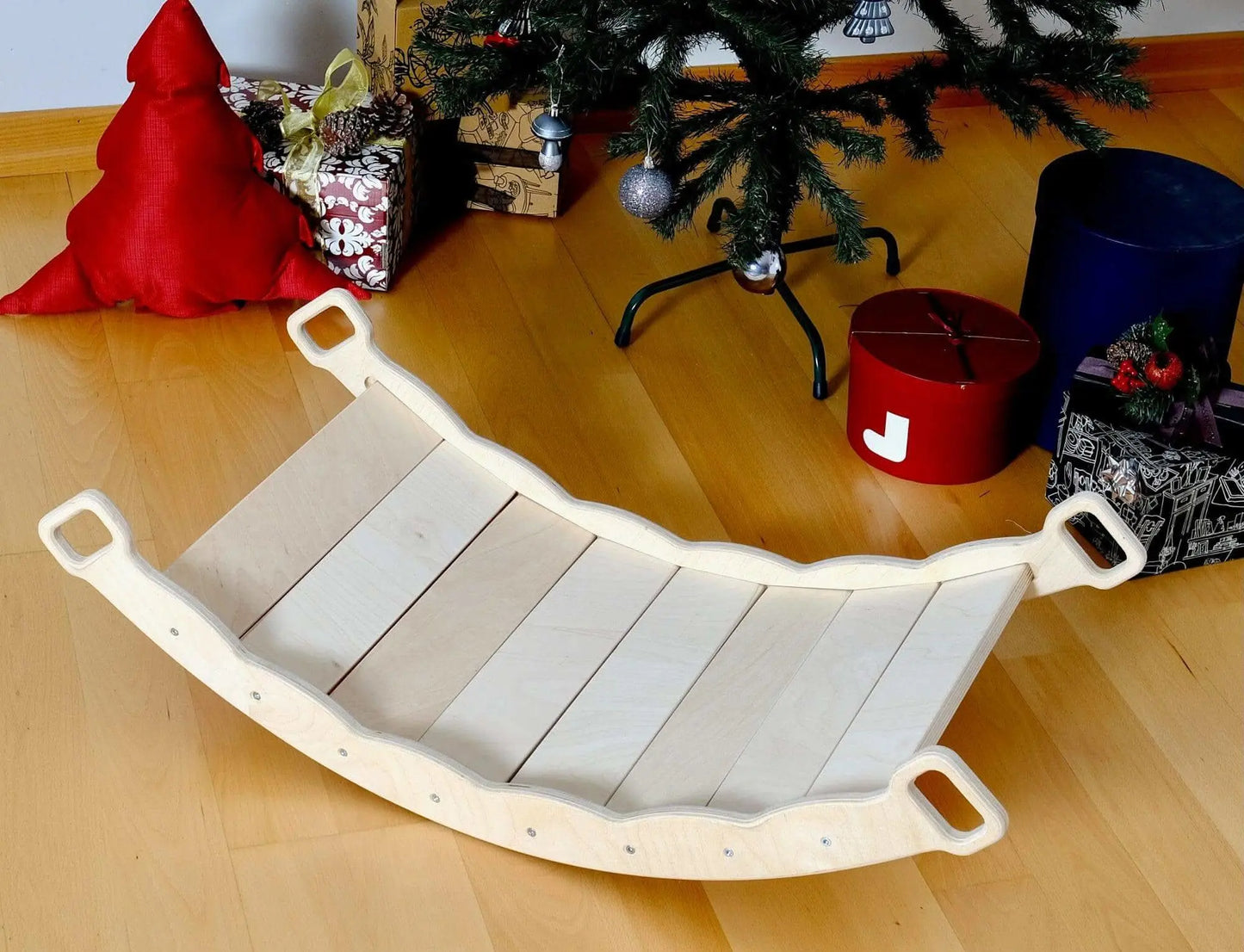 Kidodido XL Wooden Balance Board For Toddlers Montessori Pillow - Toys & Games > Toys > Activity Toys