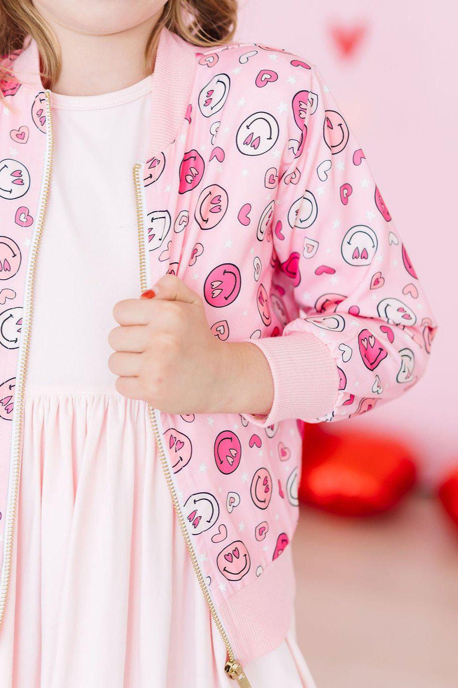 Mila & Rose ® Sale You Make Me Happy Satin Jacket By Mila And Rose - Apparel & Accessories > Clothing > Outerwear > Coats & Jackets Satin Jacket