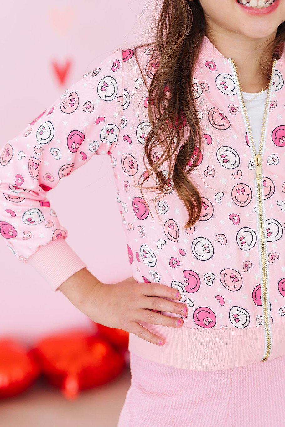 Mila & Rose ® Sale You Make Me Happy Satin Jacket By Mila And Rose - Apparel & Accessories > Clothing > Outerwear > Coats & Jackets Satin Jacket