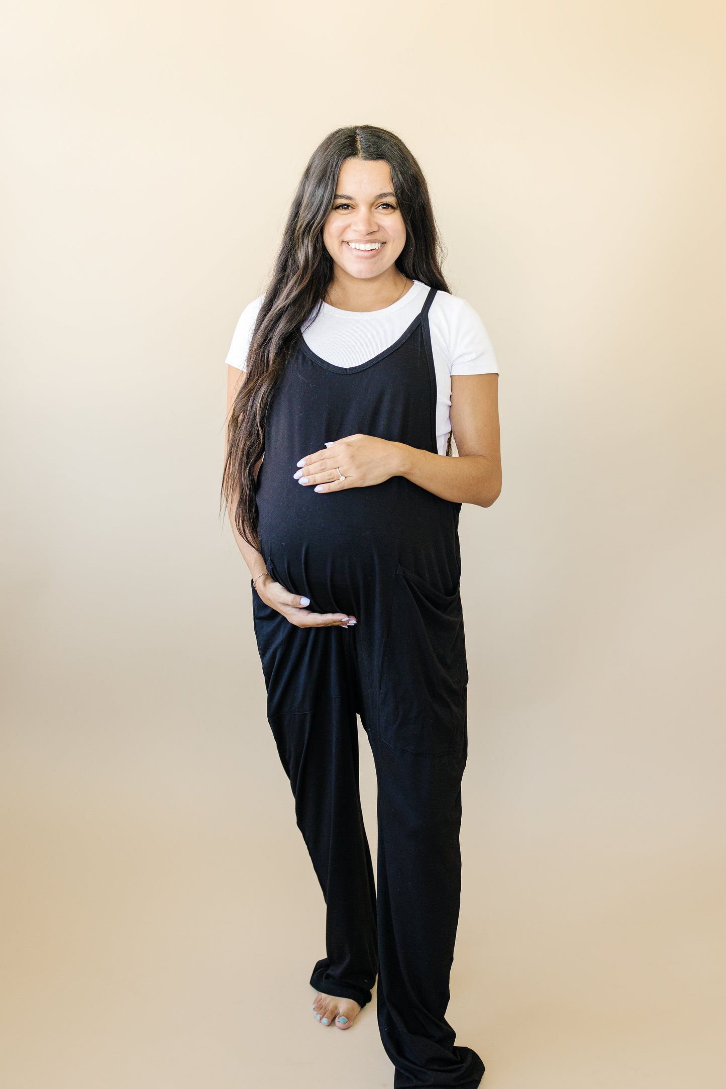 Women's Bamboo Tank Romper Oversized Fit 260GSM Soft Little Joy Co. Everetts Place: Online Boutique
